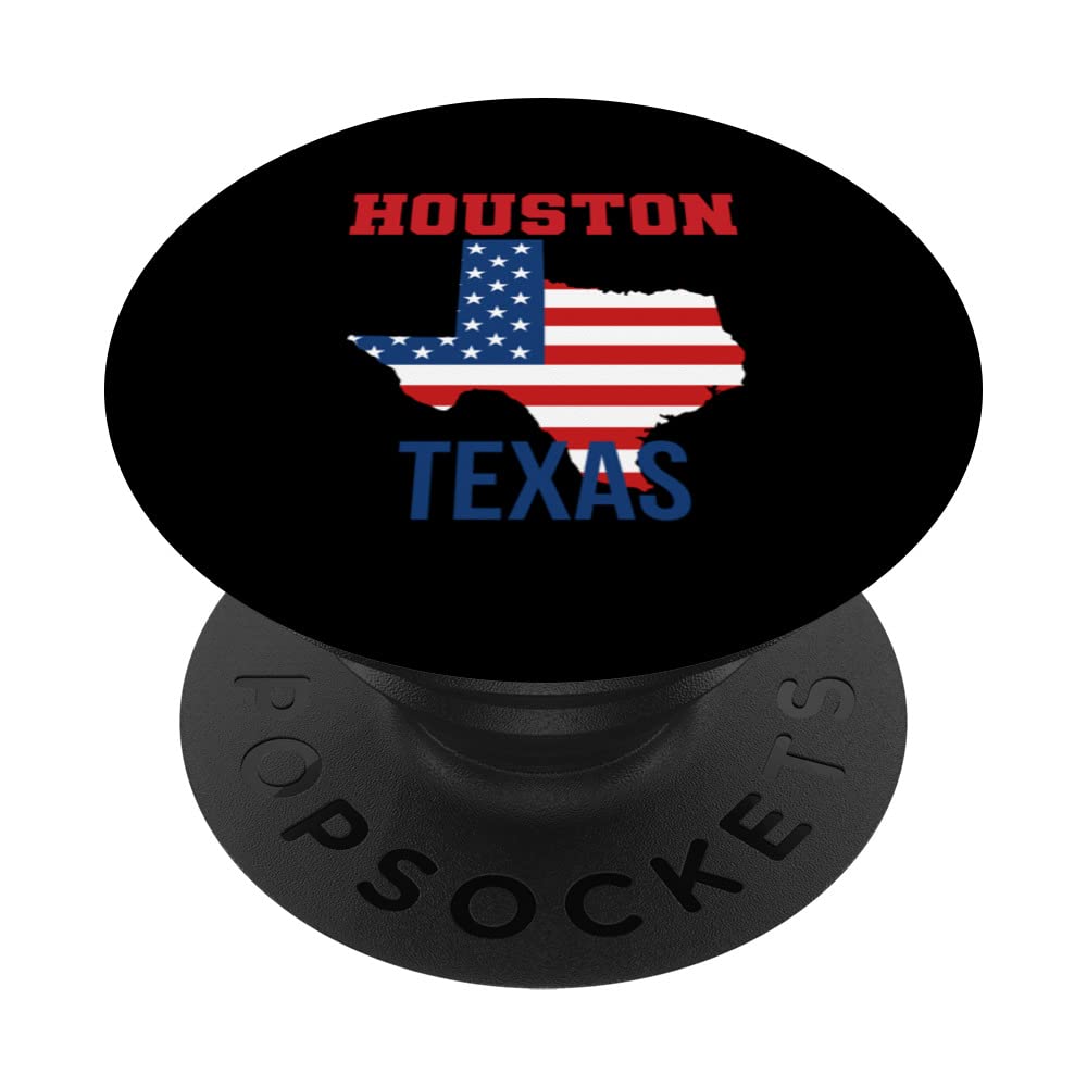 Houston Texas USA Flag Lone Star State Dallas San Antonio TX PopSockets Swappable PopGrip