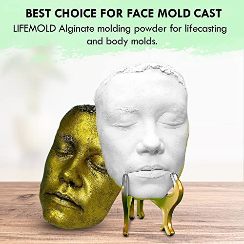 LifeMold Alginate Molding Powder for Hand Casting, Life Casting, Baby