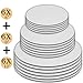HeroFiber Cake Boards set of 30, Cake Boards 8 inch, Cake Boards 10 inch, and Cake Boards 12 Inch, 10 of each, Cake Board, Cake Base, Cardboard Cake Rounds, Cake Circles.