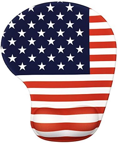 LIEBIRD Extended Xxl Gaming Mouse Pad - Portable Large Desk Pad for Laptop - Non-slip Rubber Base (USA-Flag)