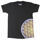 Qraphic Tee Men's Flower Of Life T-Shirt