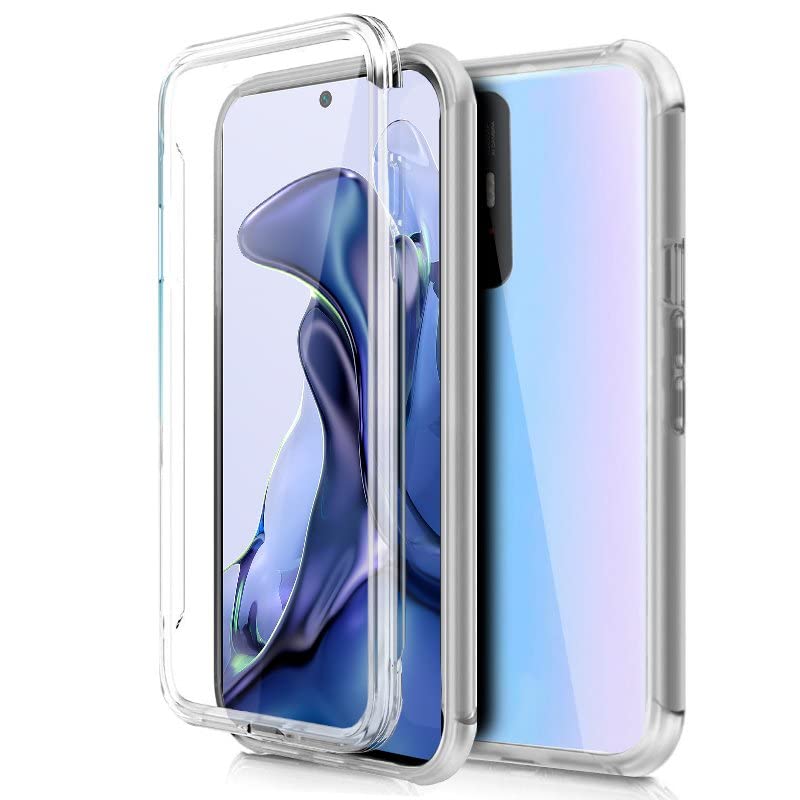Cool 3D Silicone Case for Xiaomi 11T / 11T Pro (Transparent Front + Back)