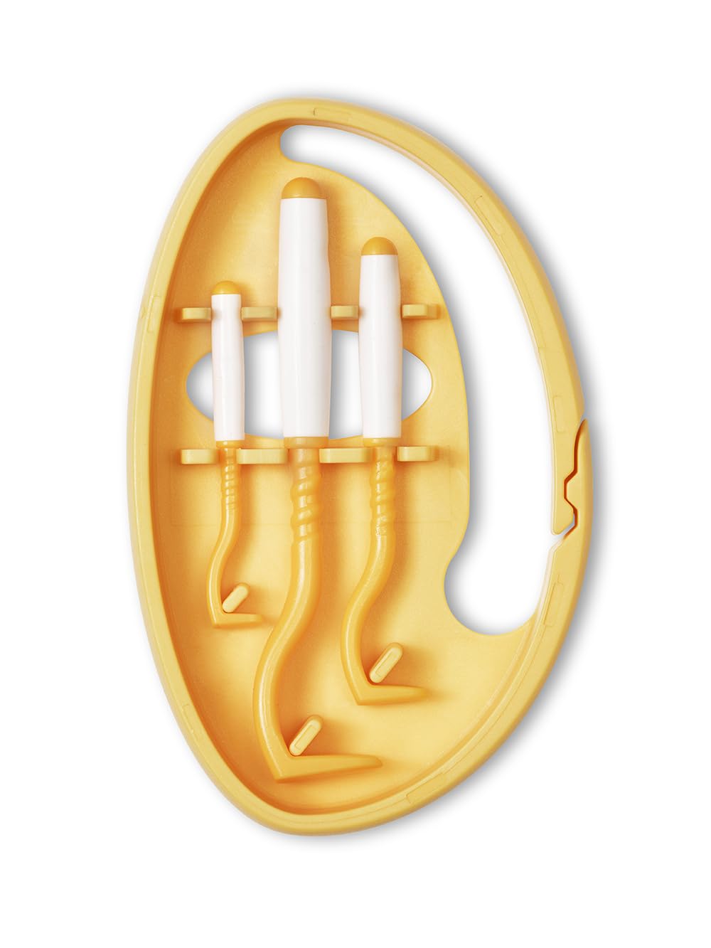 Tick Twister® ClipBox of 3 Tick Removers - Allows you to remove ticks from dogs, cats, horses and humans - Original - Made in France (Orange)