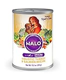 Halo, Spot's stew for Dogs, Succulent Salmon, 13.2-Ounce, 12-Can