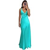 humoral Prom Dresses 2025 Silk Spaghetti Strap Bridesmaid Dresses Split V-Neck Satin Pleated Maxi Dress