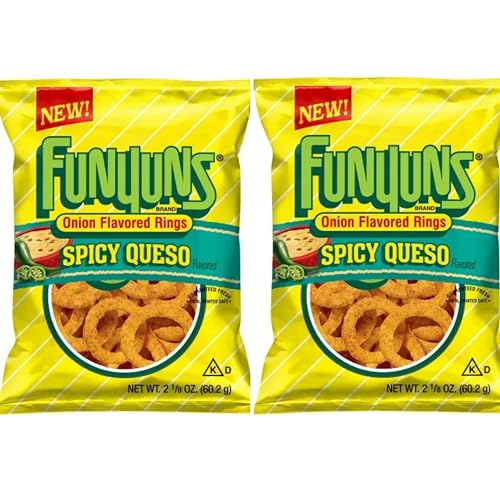 New Funyuns Spicy Queso Onion Flavored Rings