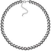 Western Navajo Pearl Choker Necklace Navajo Pearl Layered Necklaces Beaded Necklaces Adjustable Vintage Choker Boho Jewelry Gifts for Women Men