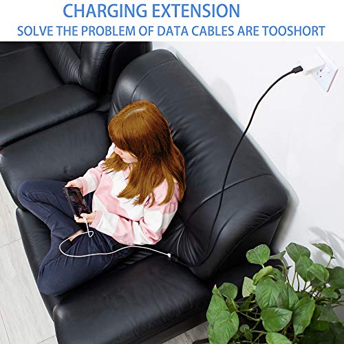 Short USB3.0 Extension Cable 2ft, SNANSHI USB 3.0 A Male to Female Extender Compatible for USB Flash Drive, Card Reader, Hard Drive,Keyboard, Printer, Scanner, Oculus VR, Playstation, Xbox - Thumbnail 4