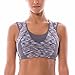 SYROKAN Sports Bras for Women High Support Mesh Full Coverage Racerback Wireless No Bounce Running Bras Multicoloured #5 Large