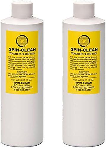 Pack of 2 Spin Clean 16 oz Wash Fluid Bundled by Maven Gifts