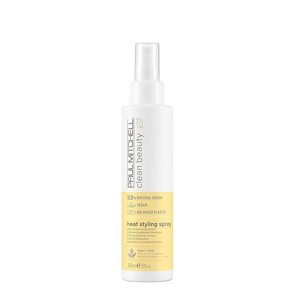 PAUL MITCHELL CLEAN BEAUTY HEAT STYLING SPRAY, SHINE...