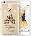 iPhone 7/ iPhone 7 Plus, Cartoon Movie Character Themed Fan Art CLEAR Hybrid TPU Surround Cover Case for iPhone Range - Disney Themed Castle (Disney Castle, iPhone 7 Plus)