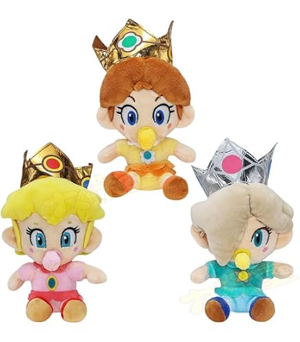 Simba Super Mario Plush Keyring - Random Character (Mario, Luigi, Toad, Yoshi Or Peach) 12.5 Cm