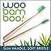 WooBamboo Toothbrush Slim Handle Soft Single