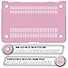 MacBook Air Protective Cover, 11 Inch MacBook Air Hard Case, RiverPanda Rubberized Hard Cover with Keyboard Skin and Screen Protector for MacBook Air 11 - Baby Pink