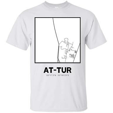 At Tur City Map Ultra Cotton T Shirt Amazon Com
