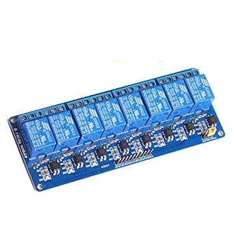 SunRobotics 5V 8Channel Relay(Active Low )Module for Arduino & Other MCU Best for IOT home Appliances Control