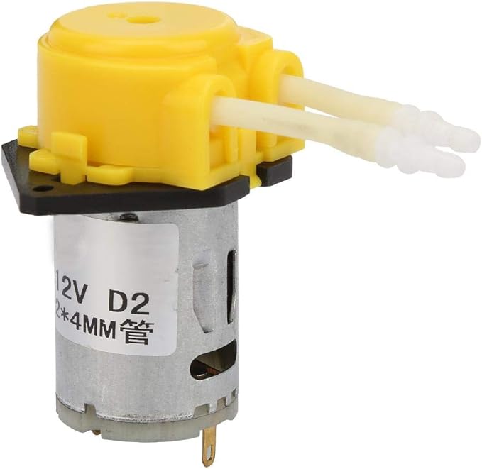 Micro Peristaltic Pump DC 12V 2×4mm Liquid Dosing Pump