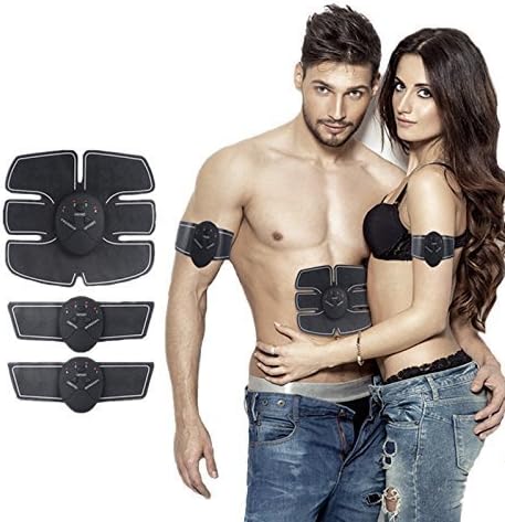 MAXMY SHOP Wireless Muscle Exerciser Abs Simulator Fitness Gym Sticker Pads For Unisex (Abs Stickers)