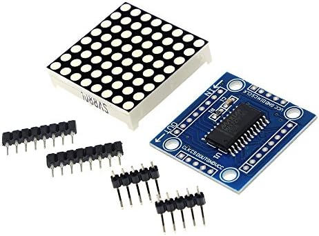 SuperiParts Smart Electronics 10Pcs MAX7219 Dot Matrix Module Microcontroller Module DIY KIT
