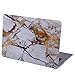 HDE MacBook Air 13 inch Case - Hard Shell Cover Keyboard Skin Fits Previous Generations A1466 A1369 (2008-2017) - White and Gold