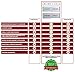 Glide Signs Dishwasher Magnet Clean Dirty Sign - Premium Metal Magnetic Dishes Indicator Improved Slider Locks - Best Kitchen Gadgets in Home Office Organization - Magnets Work on All Dishwashers