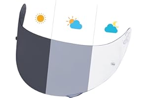 PSLER K1 Visor - Shatterproof Motorcycle Helmet Tinted Face Shield, Impact-Resistant & UV400 Protective Visor for AGV K1 K1S 
