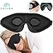 OriHea Eye Mask for Sleeping - 3D Comfort Soft Sleep Mask Men Women - Block Out Light 100% Eye Shade Cover - Adjustable Premuim Silk Foam Blindfold - Travel/Naps/Yoga/Plane/Night