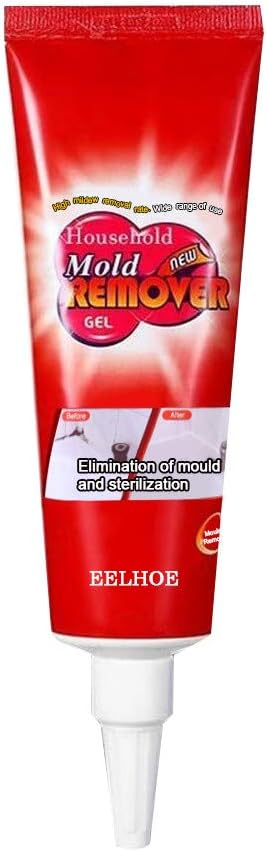 DDLmax Home Mold & Mildew Remover Gel Stain Remover Cleaner Wall Mold Cleaner for Tiles Grout Sealant Bath Sinks Showers …