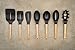 Epicurean Gourmet Series Utensils, Large Turner, Natural/Black Nylon