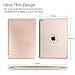 iPad Air 2 Keyboard Case, KVAGO Ultra Thin Alumium Hard Shell Case 7 colors Back-lit Wireless Bluetooth Keyboard Carrying Case for Apple iPad Air 2 Gen (Champagne Gold)