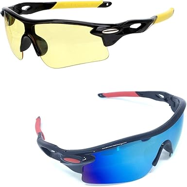 Kit 2 Óculos Bike Speed Ciclismo Esportivo Uv 400 + Noturno