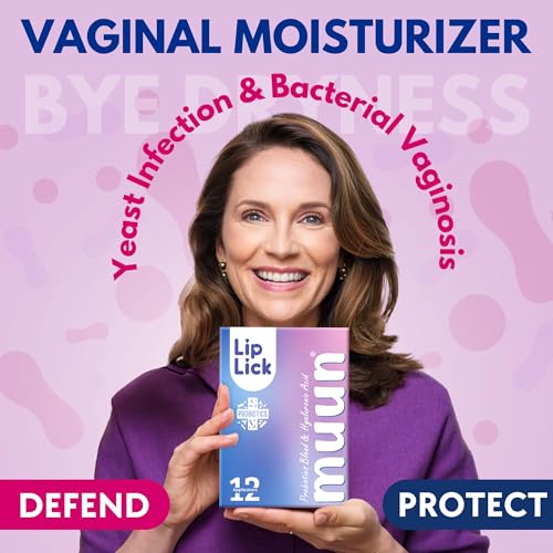 Muun Women's Vaginal Probiotics I Yeast Infection & BV Treatment Pack 12 I Vaginal Moisturizer for Dryness & Promote pH Balance I Feminine Odor Elimination & Vaginal Health I Hormone & Estrogen Free