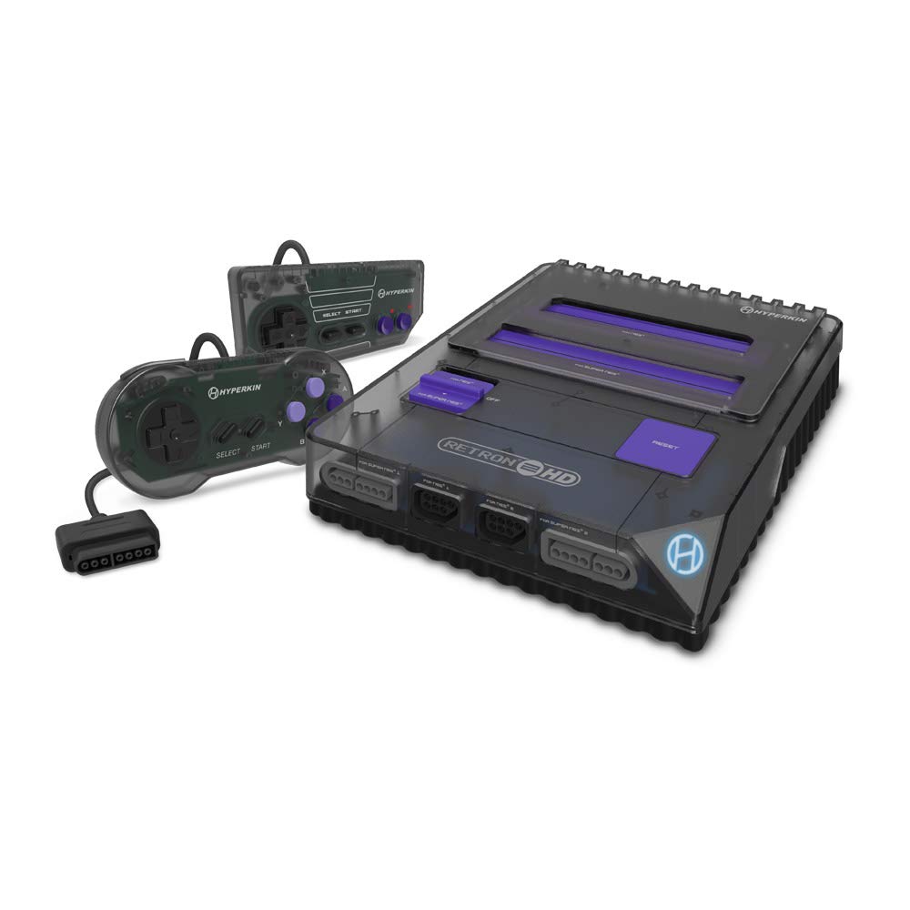 Hyperkin RetroN 2 HD Gaming Console for NES/ Super Famicom (Space Black): Video Games