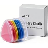 Tailors Chalk 10Pcs,Sewing Chalk for fabric | 4 Vibrant Colors Fabric Markers, Great Quilting &amp; Sewing Accessories