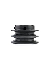 QWORK 2AK3058 Double Groove Pulley/Sheave, 3.05"OD