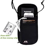 Passport Wallet - Passport Holder - Travel Wallet with RFID Blocking for Security