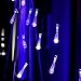 Solar Fairy Garden Lights, Satu Brown 21ft 30 LED Outdoor Water Drop String Waterproof Decorative Lighting for Home, Patio, Yard, Christmas Tree, Parties (Purple)