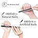 VCITY Nail Files Buffer Shiner Polisher Professional Art Supplies Pedicure Manicure Tool 100/180 Grit 12pcs/Pack