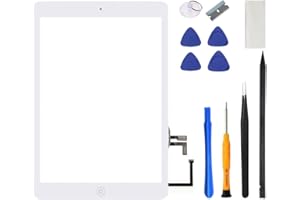 VDASO for iPad Air 1 / 1st Gen Screen Replacement 9.7 Inch Digitizer, for A1474 A1475 A1476 Air 1st Generation Touch Glass with Home Button, Repair Tool Kit (White)