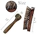 Horsehair Shoe Brushes YuYiF Large Shoe Shine Clean Brush Long Handle Dauber Brush for Leather Care 6.7