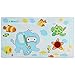 Ollieroo Bath Mat For Tub For Kids PVC Cartoon No slip Bathtub Shower Mat with Temperature Sensing White 27.5