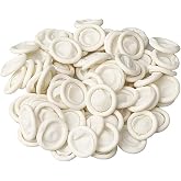 RIKWOG Finger Cot, Medium Finger Protectors Latex Anti-Static Finger Covers, Finger Tip Protect Keeping Dressing Dry and Clean Disposable Finger Gloves White(approxi 150pcs)