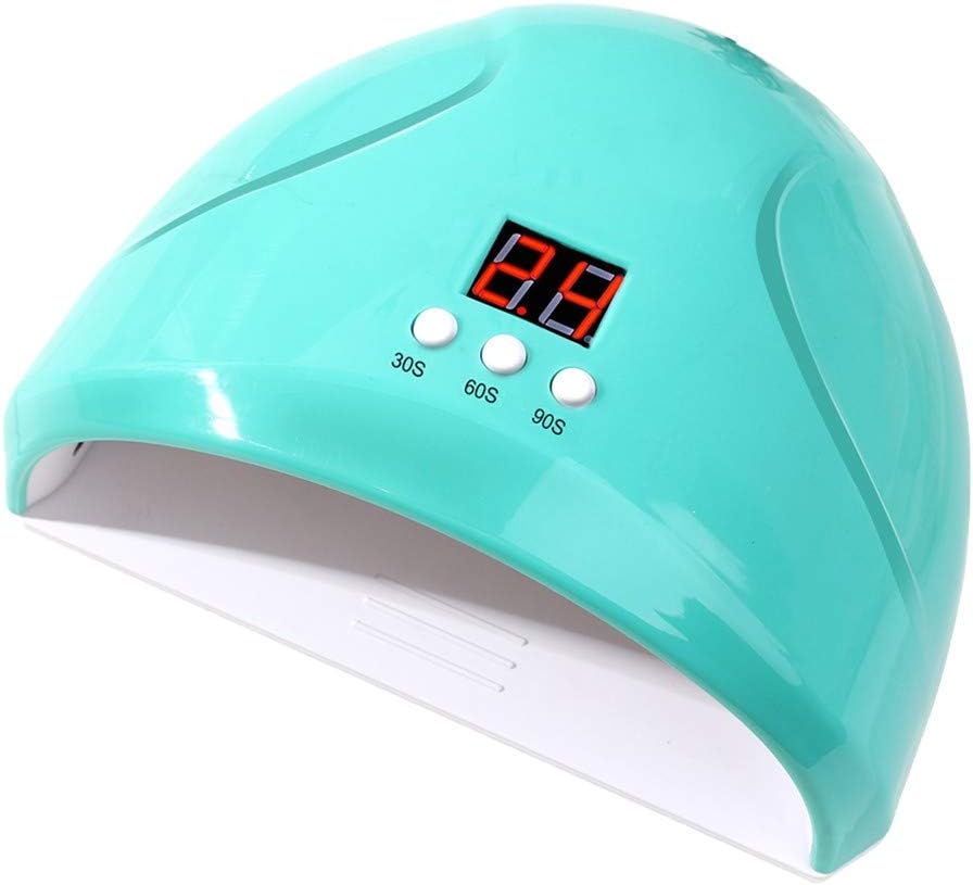MINGLIFE LED Nail Lamp, 36W Faster Nail Dryer for Gel Polish, Nail Light with 3 Timer Setting, Salon Quality Professional Gel Lamp, Automatic Sensor Nail Art Tools for Fingernail and Toenail (Blue)