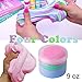 ANTPO Fluffy Slime - Meland 9-OZ Toy Slime Jumbo Fluffy Floam Slime Stress Relief Toy Scented Sludge Toy for Kids and Adults, Super Soft and Non-Sticky,4 Colors(Blue, Pink, Green,Purple)