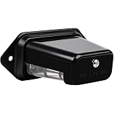 WUSHIXAN LED License Plate Light, Trailer License Plate Holder-Bracket Mount, Waterproof 12V DC License Tag Light, Universal Submersible Tag Lamp for Auto Work Utility Flat Bed Box Semi Truck RV