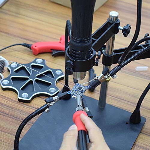 Solder Helping Hands with 4 Arms & 4 PCB Holder, Adjustable