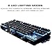 MOTOSPEED 2.4GHz Wireless/USB Wired Mechanical Keyboard 87Keys Led Backlit Red Switches Type-C Gaming Keyboard for Gaming and Typing,Compatible for Mac/PC/Laptopthumb 2