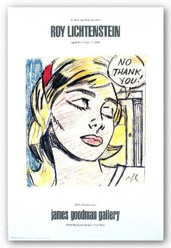 No, Thank You! Poster Print