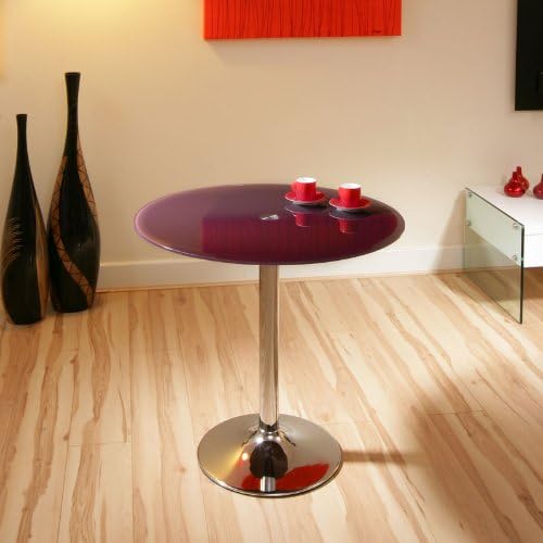 Amazon.de: Esstisch Aus Glas, Rund, Aus Glas, Durchmesser 80 cm